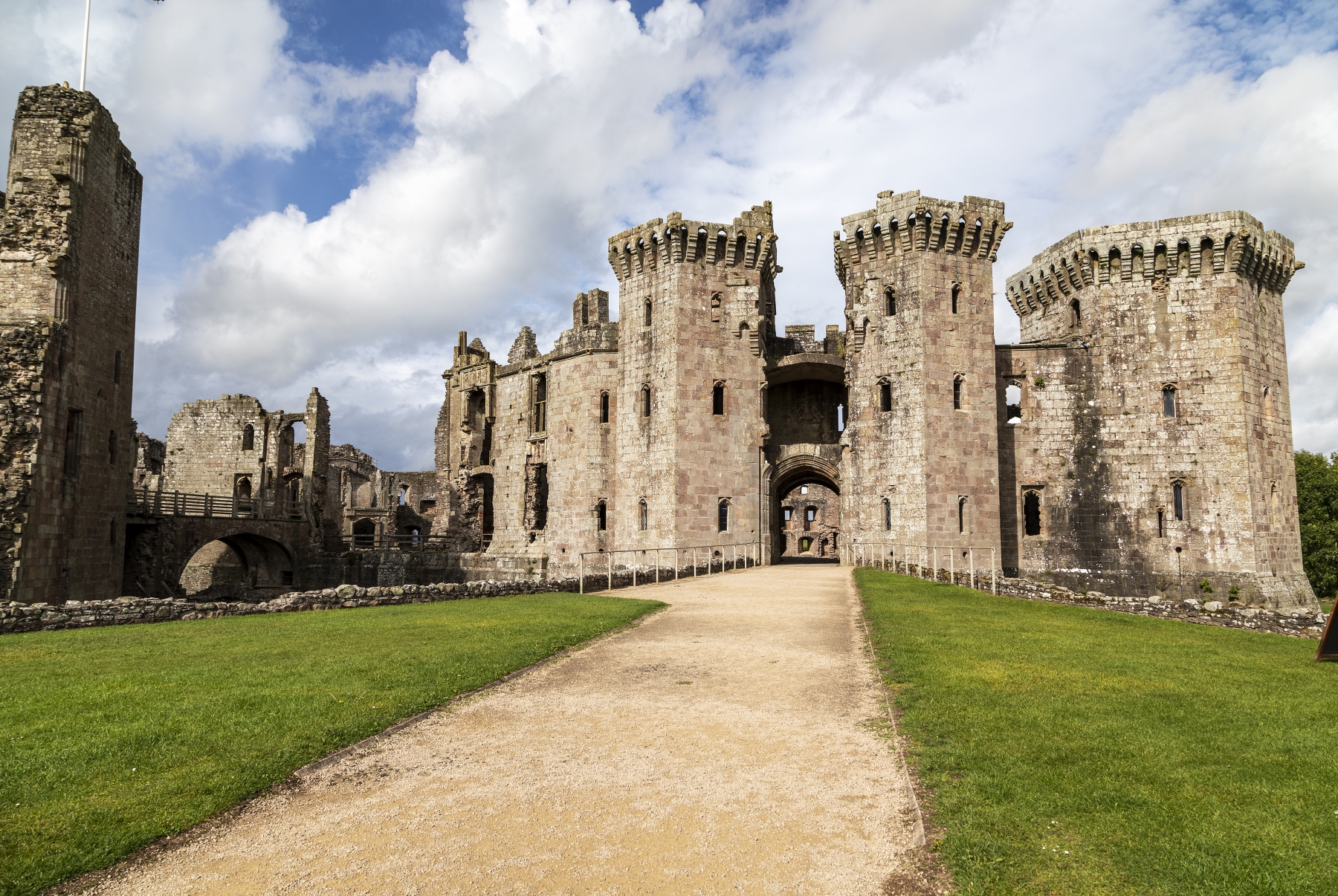 Raglan Castle, Raglan, Monmouthshire, Wales